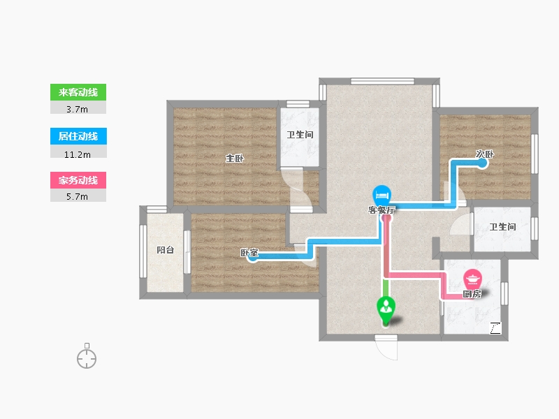 河南省-郑州市-浩创梧桐郡-92.00-户型库-动静线