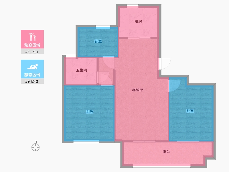 江苏省-南通市-融创玉兰公馆-0.01-户型库-动静分区