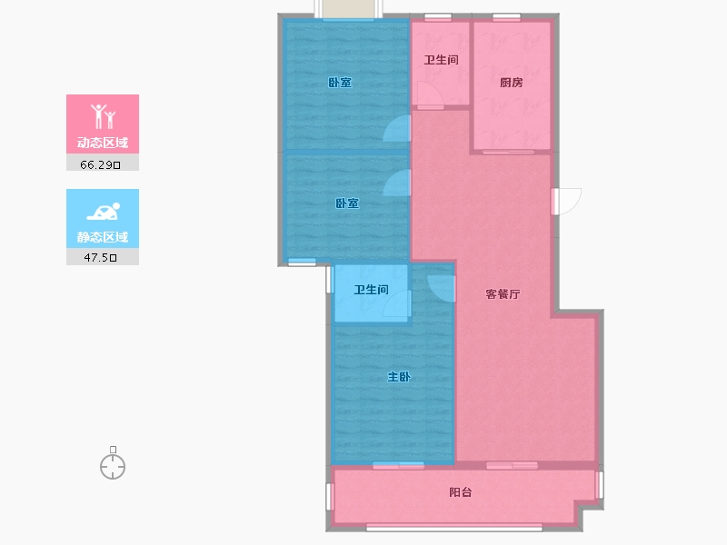 湖南省-永州市-书香名邸-118.00-户型库-动静分区