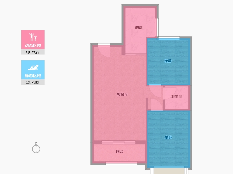 河北省-保定市-云磊玉都-52.60-户型库-动静分区