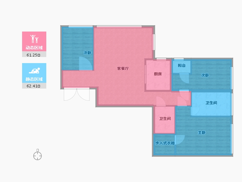 四川省-成都市-保利天悦-113.00-户型库-动静分区