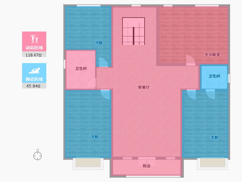 河北省-邯郸市-农贸街24号-182.00-户型库-动静分区