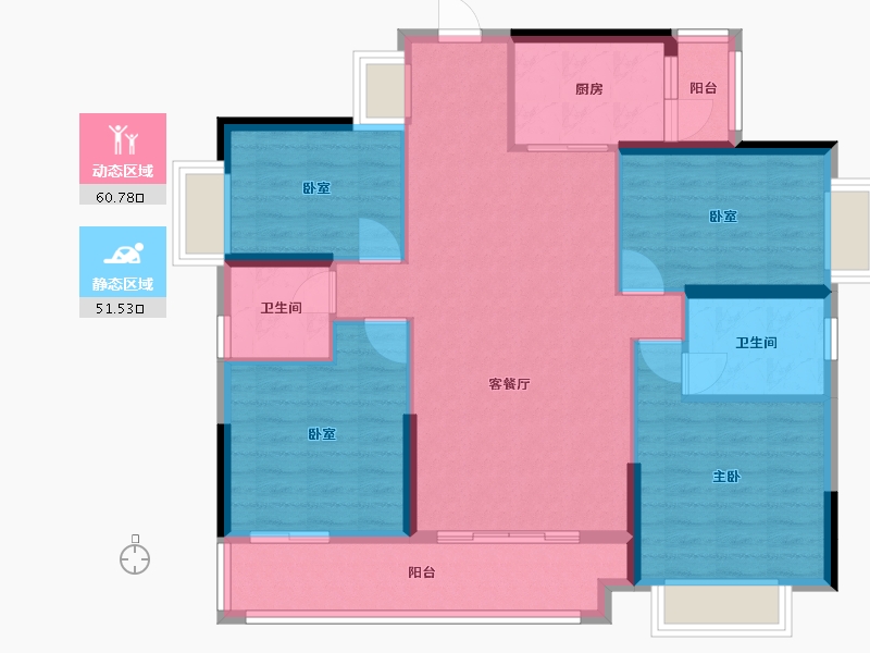 广东省-阳江市-伴山溪谷-101.00-户型库-动静分区