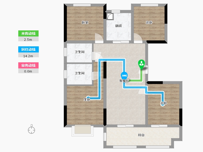 安徽省-六安市-孔雀城-99.00-户型库-动静线