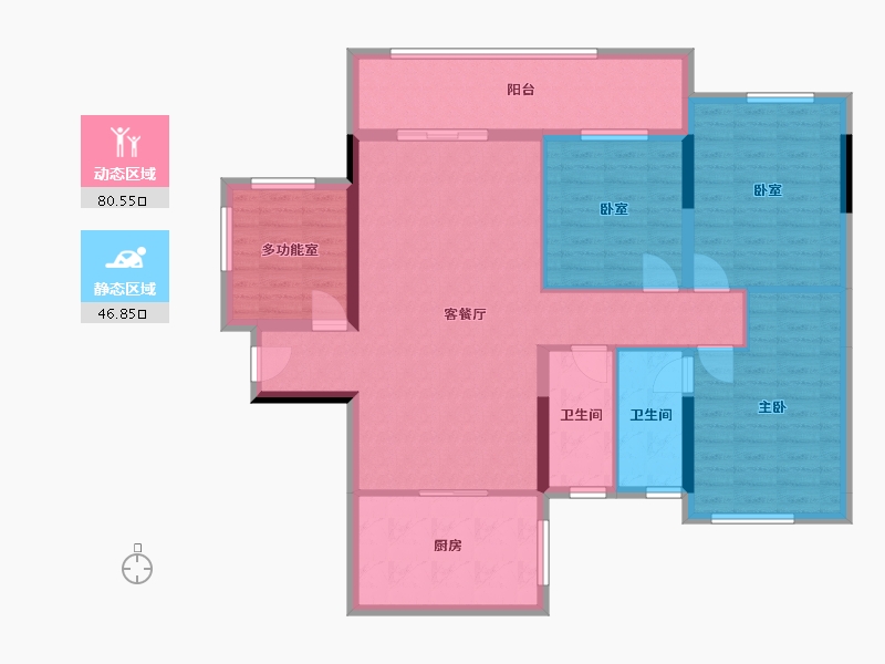 广西壮族自治区-百色市-锦绣澜湾-100.00-户型库-动静分区