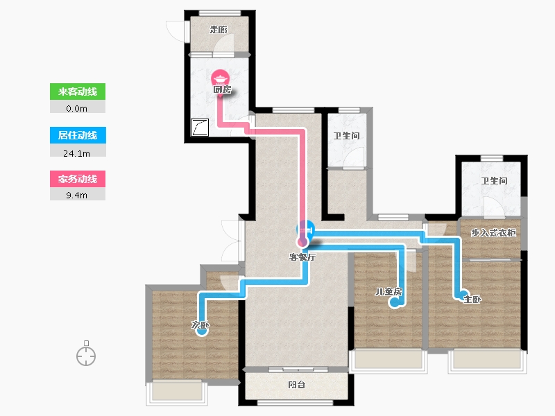 河南省-郑州市-智慧城云著-120.00-户型库-动静线