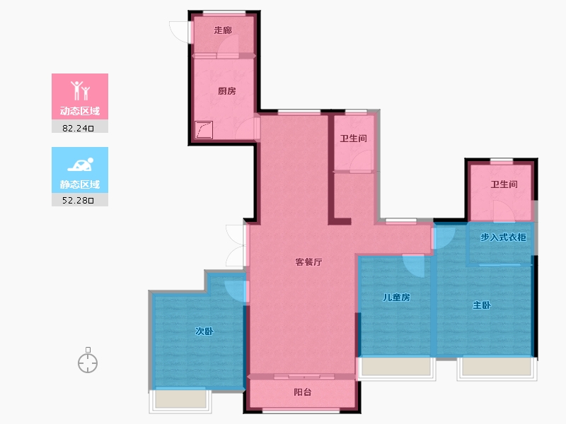 河南省-郑州市-智慧城云著-120.00-户型库-动静分区