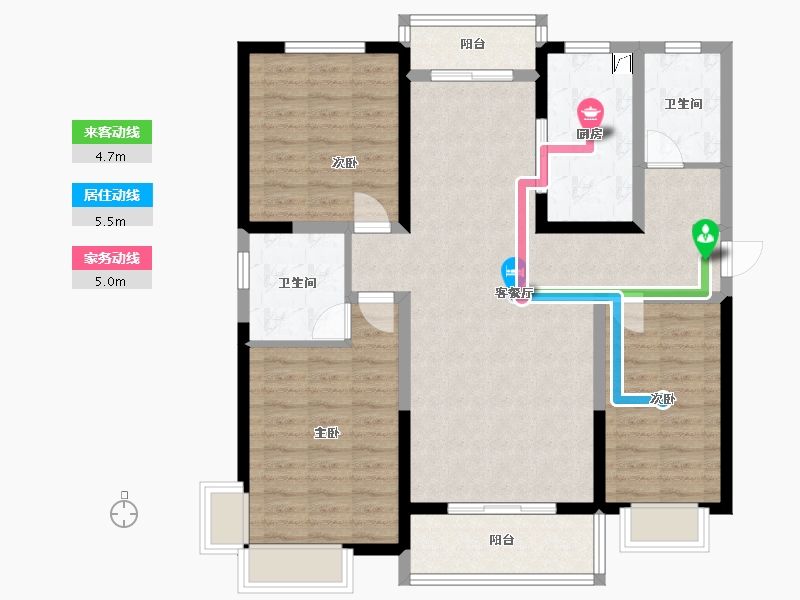 河北省-邢台市-天和城-116.00-户型库-动静线