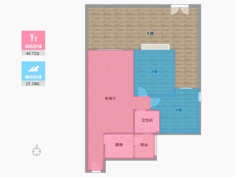 广东省-广州市-锦绣生态园-72.20-户型库-动静分区