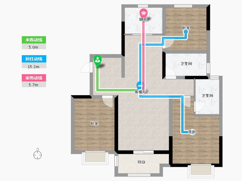 山东省-济南市-长青世贸-102.00-户型库-动静线