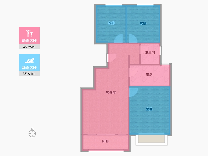 山东省-济南市-华润仰山-78.13-户型库-动静分区