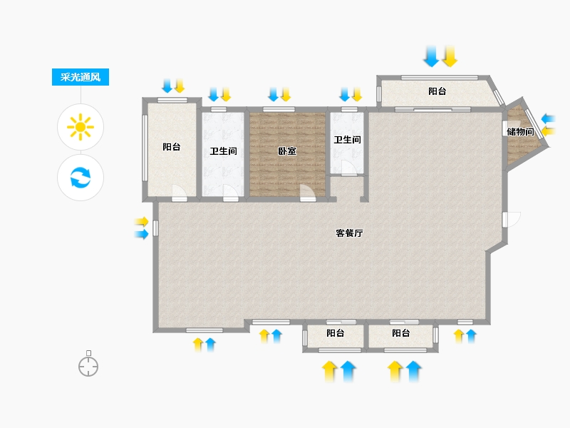 山东省-济宁市-绿城-208.00-户型库-采光通风