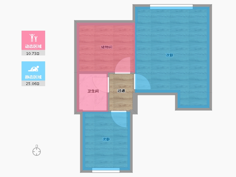 山东省-济南市-文化东路28号-75.00-户型库-动静分区