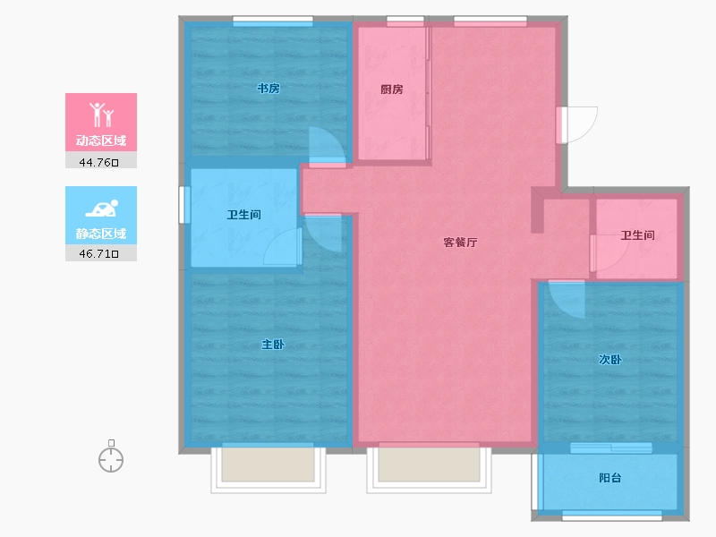 河北省-保定市-悦邦熙悦山-80.00-户型库-动静分区