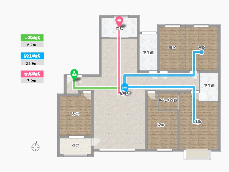 山东省-潍坊市-华安东方名郡-171.00-户型库-动静线