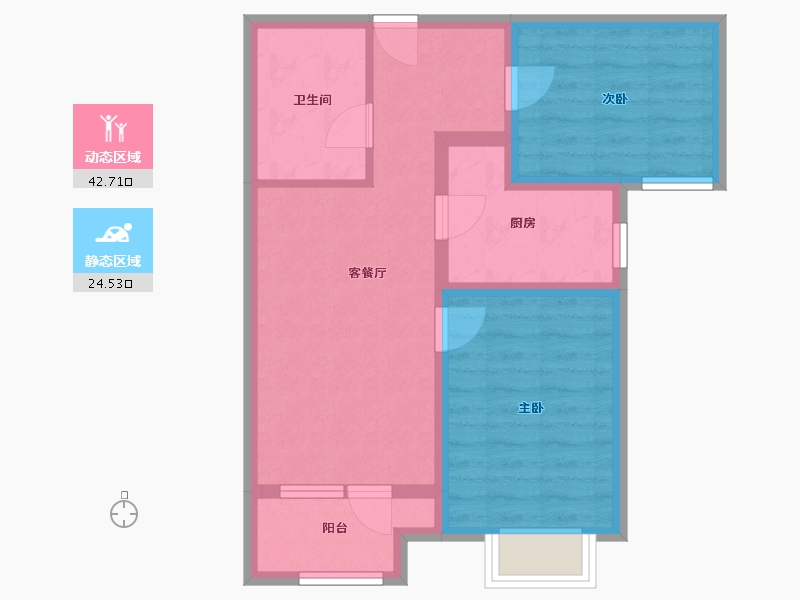 河北省-承德市-兴隆融创城-66.00-户型库-动静分区