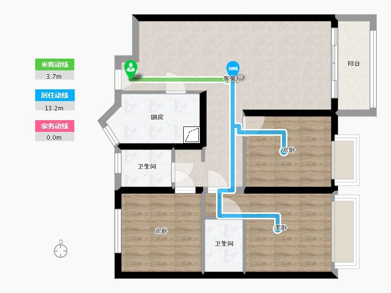 河南省-新乡市-国悦城悦府1号-91.00-户型库-动静线