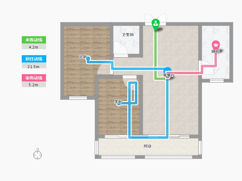 河北省-保定市-公园首府-86.00-户型库-动静线