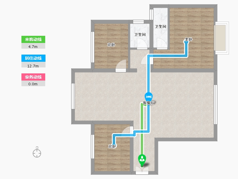 福建省-宁德市-泰禾红树林-88.00-户型库-动静线