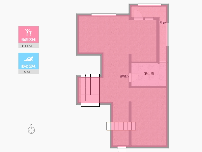 浙江省-湖州市-太湖首府-75.00-户型库-动静分区