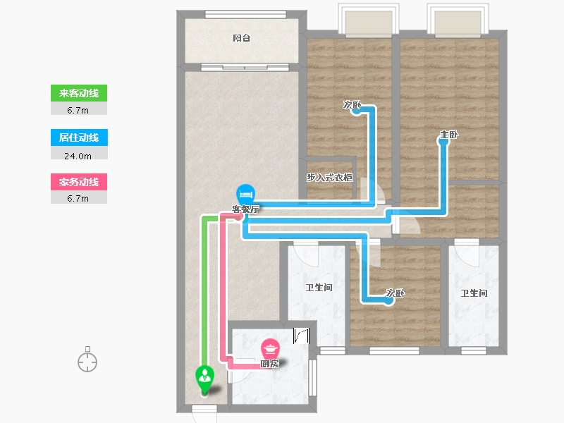 江苏省-连云港市-韵湖澜湾-98.55-户型库-动静线