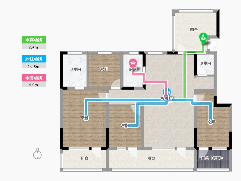 山东省-济宁市-龙城华府-120.00-户型库-动静线