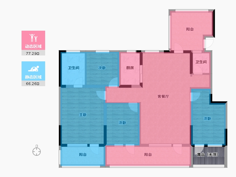 山东省-济宁市-龙城华府-120.00-户型库-动静分区