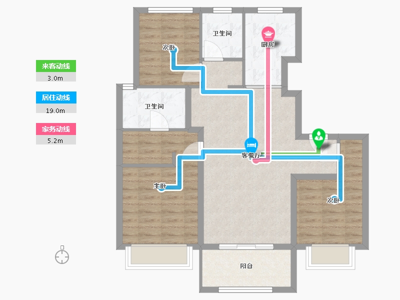 山西省-临汾市-翰林学府-109.00-户型库-动静线