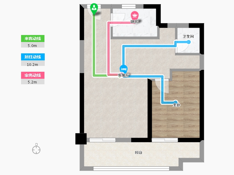 福建省-泉州市-刺桐春晓-123.00-户型库-动静线