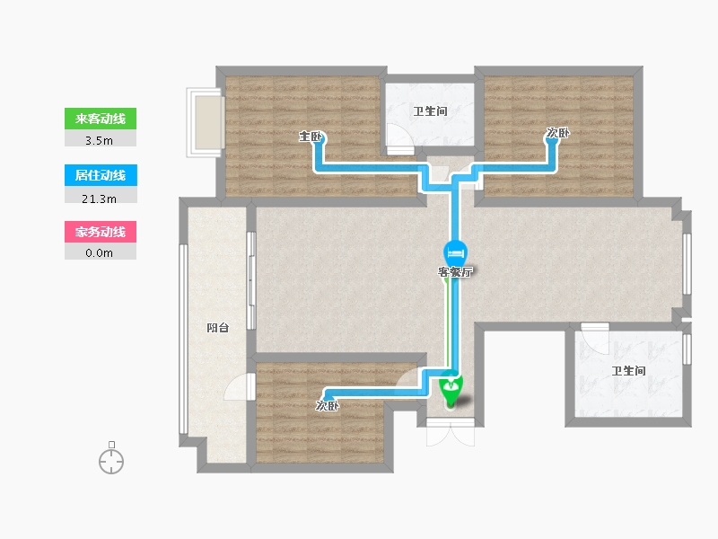 山东省-临沂市-景城花园-117.00-户型库-动静线