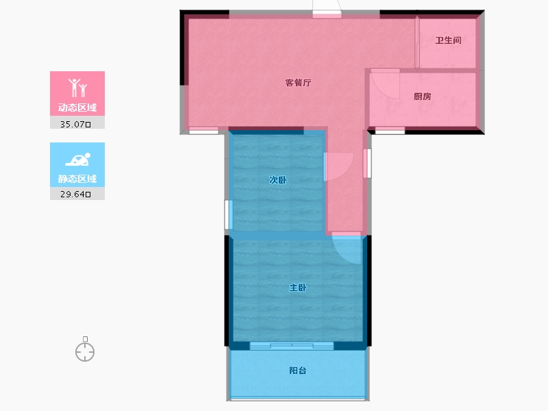 河南省-郑州市-泉舜上城-58.00-户型库-动静分区