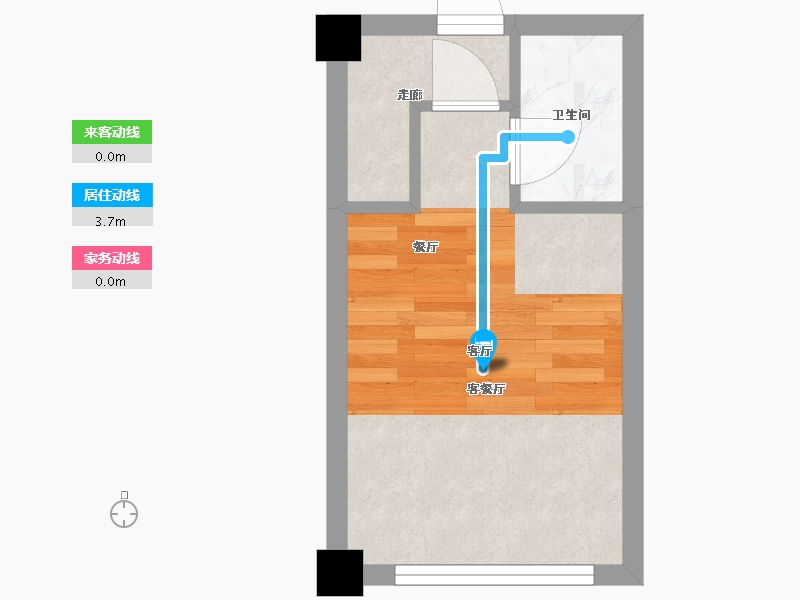 湖北省-武汉市-泊湖澜岸-23.00-户型库-动静线