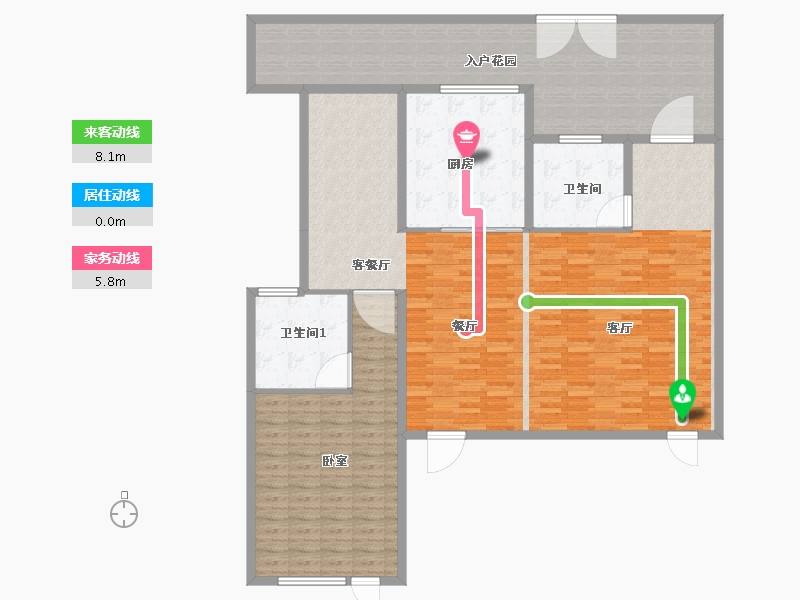 浙江省-湖州市-绿城·长兴桃花源-172.65-户型库-动静线