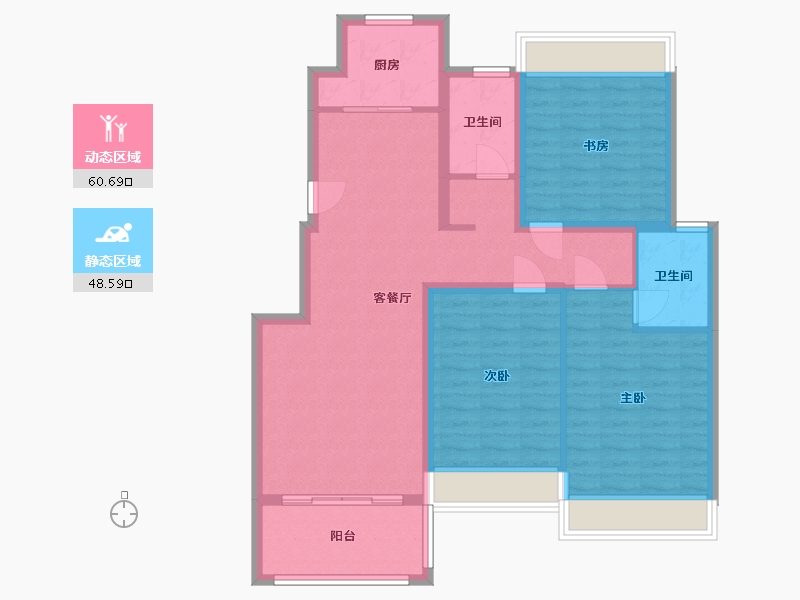 江西省-抚州市-美墅-98.00-户型库-动静分区