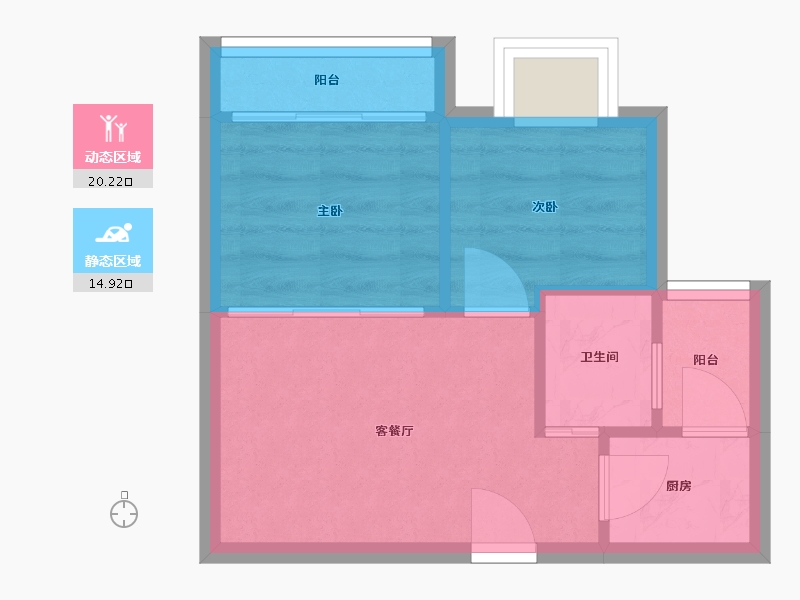 广东省-深圳市-侨福大厦-37.00-户型库-动静分区