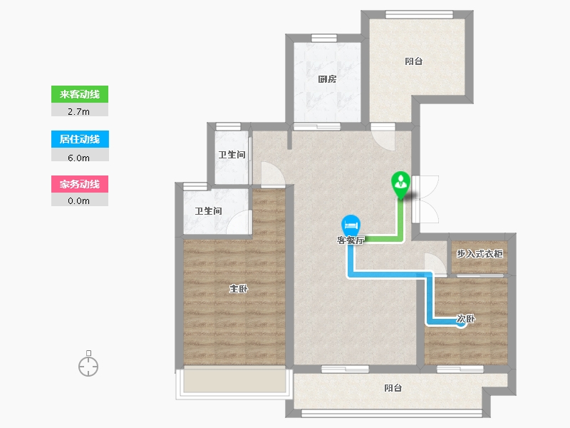 安徽省-滁州市-城市之星小区-93.00-户型库-动静线