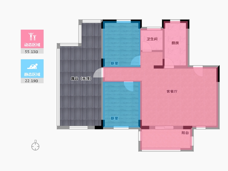 江西省-赣州市-新力钰珑湾-128.00-户型库-动静分区