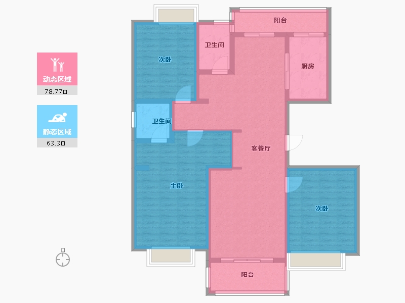 山东省-临沂市-我不知道-128.00-户型库-动静分区