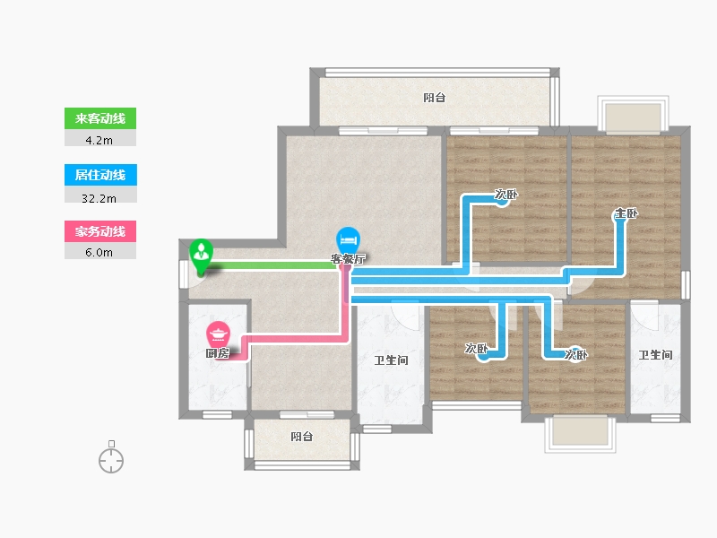 广西壮族自治区-南宁市-大唐盛世-103.00-户型库-动静线