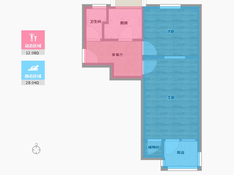 北京-北京市-新街口外大街-3号院-40.00-户型库-动静分区