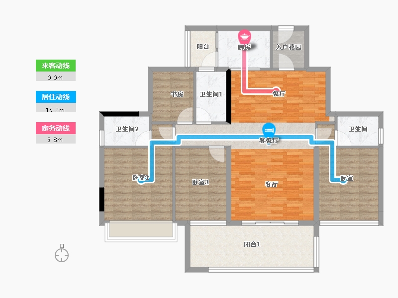 广东省-惠州市-祥和家园-116.99-户型库-动静线