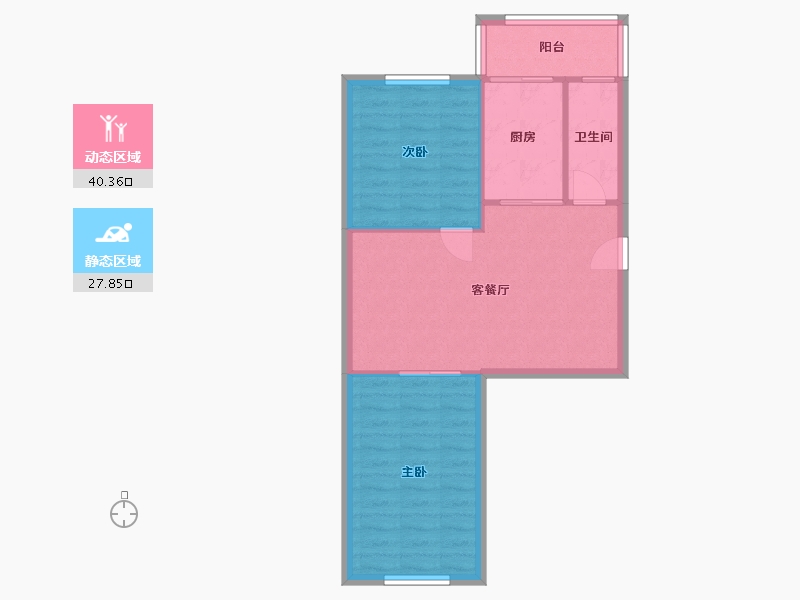 天津-天津市-华章里-66.00-户型库-动静分区