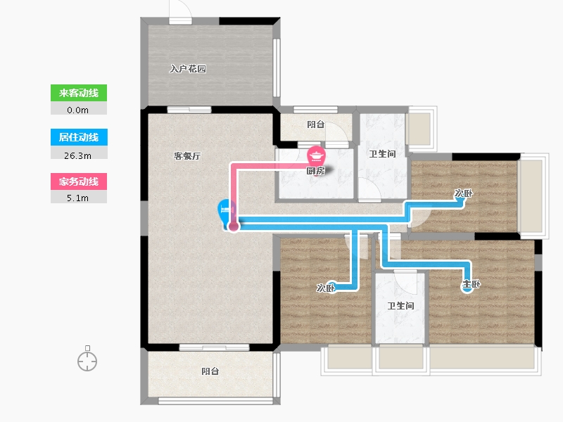 广东省-韶关市-御和苑-110.00-户型库-动静线