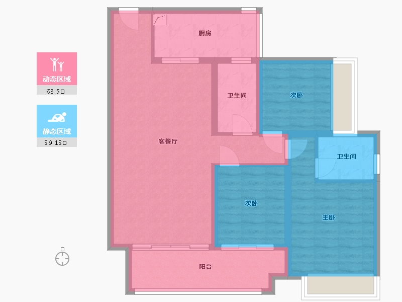 四川省-资阳市-资阳上东逸景-120.05-户型库-动静分区