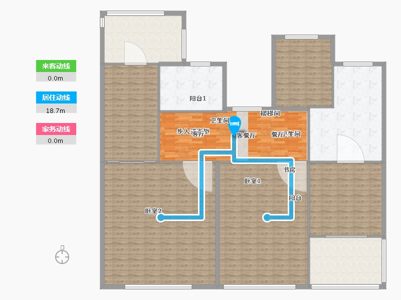 浙江省-湖州市-安吉新城凤凰里-216.00-户型库-动静线