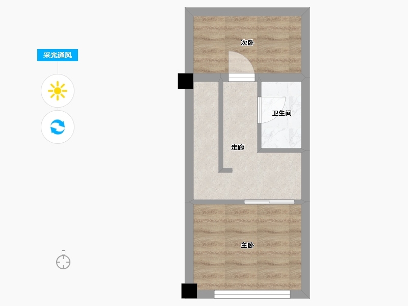 湖北省-武汉市-泊湖澜岸-30.00-户型库-采光通风