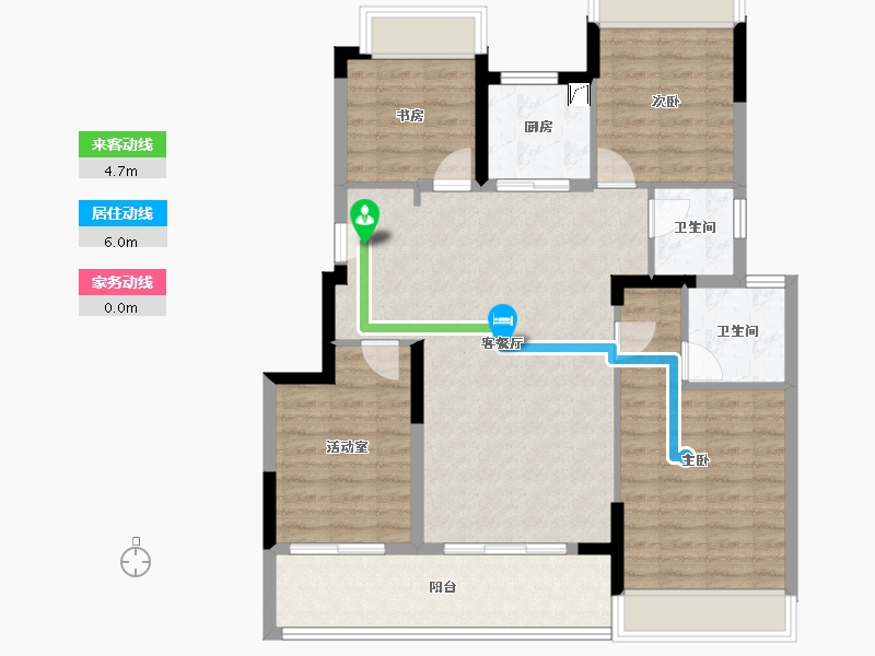 江苏省-苏州市-悦园-118.00-户型库-动静线