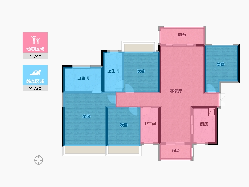 广东省-佛山市-富丰君御-150.00-户型库-动静分区