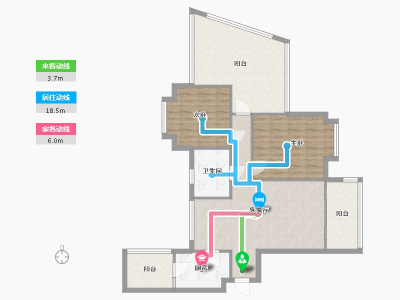 四川省-成都市-交大卡布里城-73.41-户型库-动静线