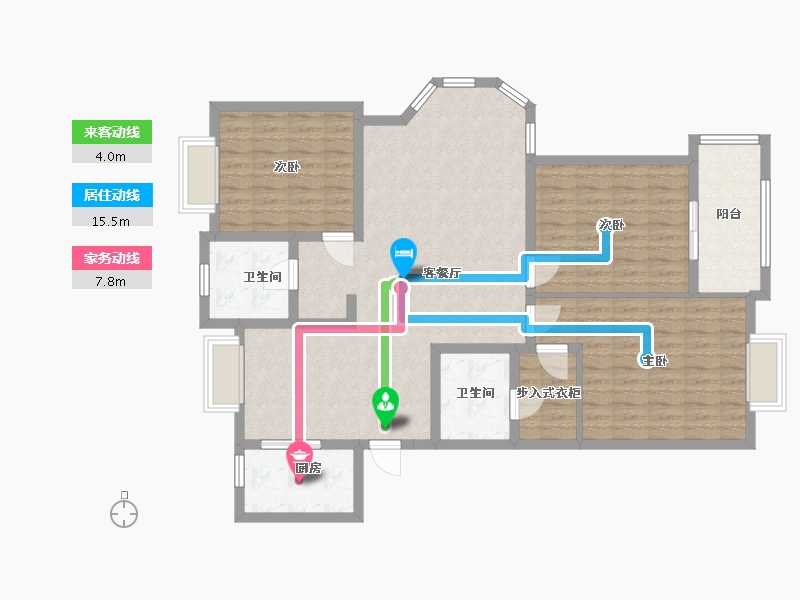 山东省-济南市-东岸嘉园-116.53-户型库-动静线